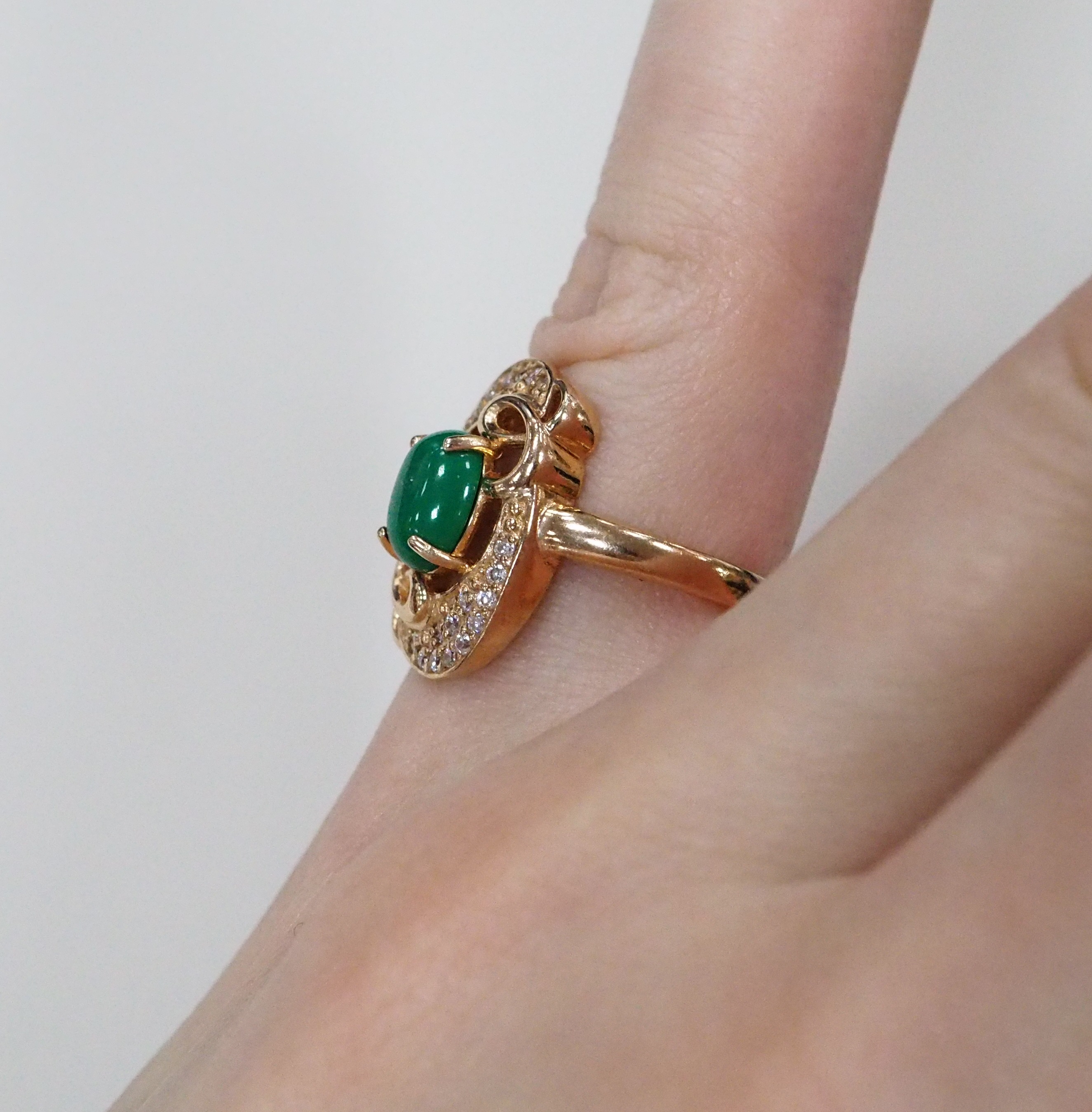 Серебряное кольцо с агатом